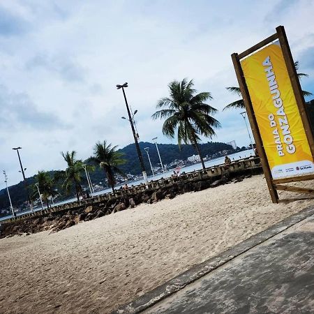 Flat Completo Novo A 350M Da Praia Com Piscina São Vicente Eksteriør bilde