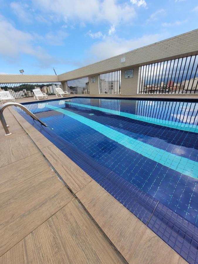 Flat Completo Novo A 350M Da Praia Com Piscina São Vicente Eksteriør bilde