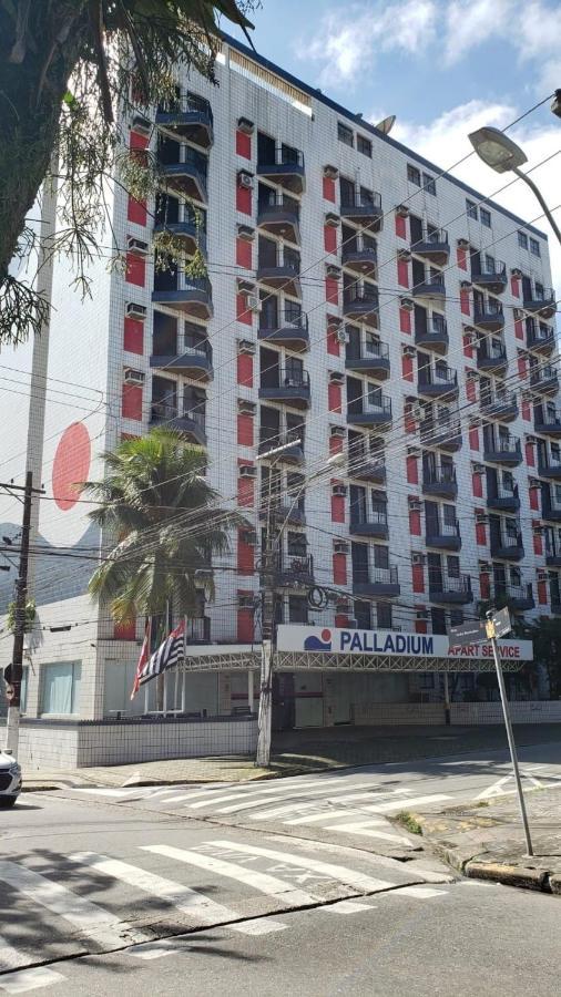 Flat Completo Novo A 350M Da Praia Com Piscina São Vicente Eksteriør bilde